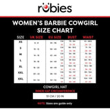 Rubies Barbie Cowgirl Women's Fancy Dress Costume