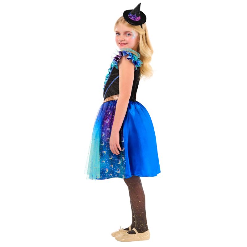Rubies Cosmic Witch Girl's Halloween Fancy Dress Costume
