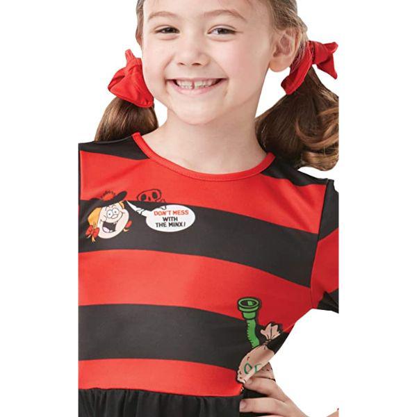 Rubies The Beano Minnie The Minx Girl's Fancy Dress Costume