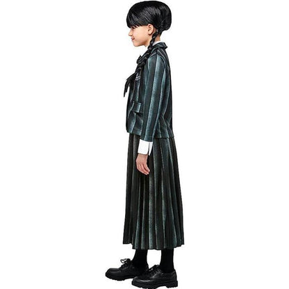 Rubies Wednesday Addams Netflix School Uniform Girl's Fancy Dress Costume