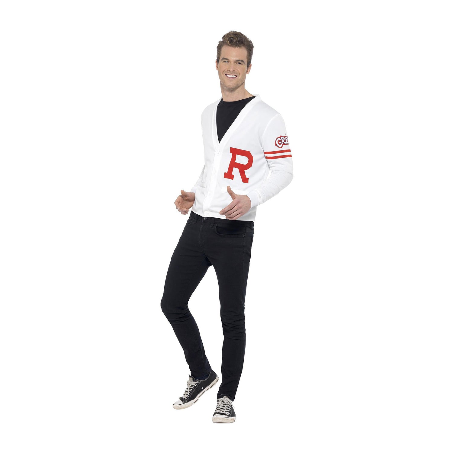 Smiffys Adult Mens Grease Rydell Sweater - 42898