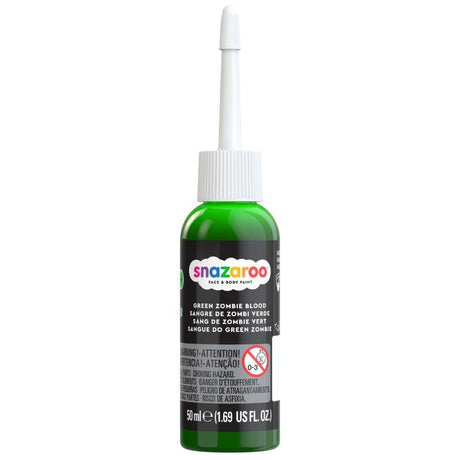Snazaroo Face and Body Paint -Green Zombie Gel (50ml)