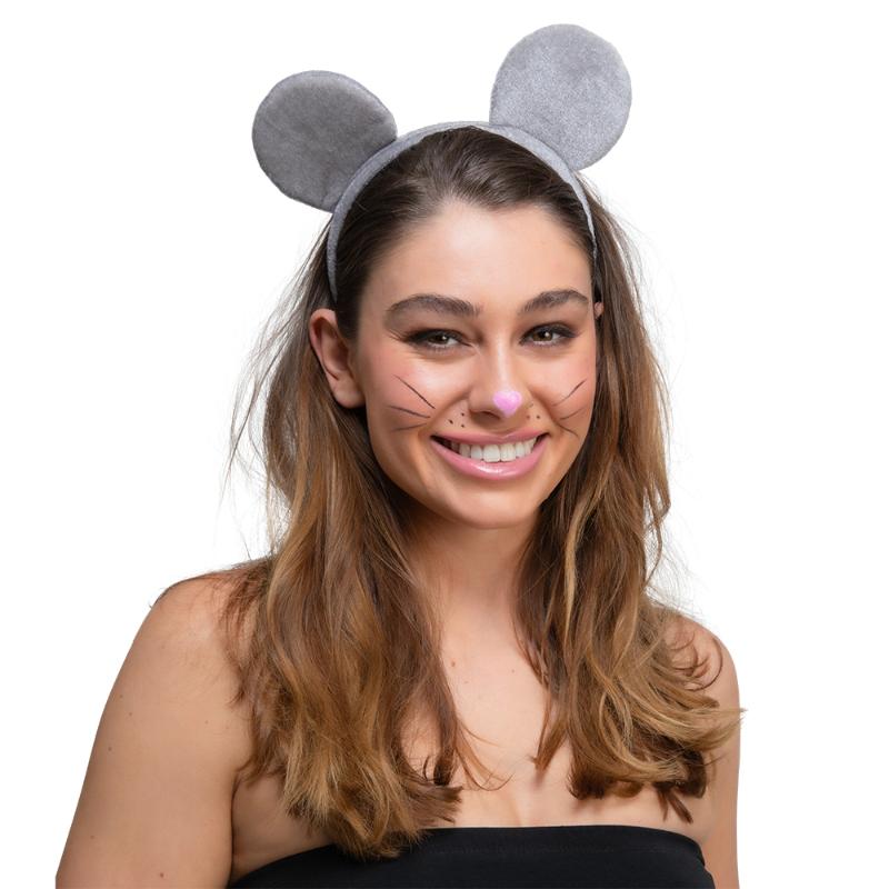 Velour Animal Ears - Wicked Costumes Adult Fancy Dress Accessory