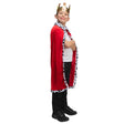 Velvet & Cowprint Royal Robe & Crown - Wicked Costumes Child Fancy Dress