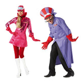Wacky Racers Dick Dastardly & Penelope Pitstop - Couples Costume