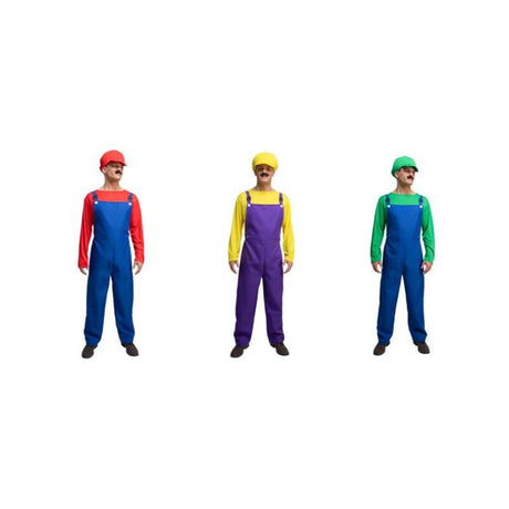 Wicked Costumes Funny Workman Men's Fancy Dress Costume