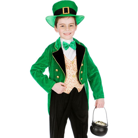 Wicked Costumes Leprechaun St Patricks Day Boy's Fancy Dress Costume
