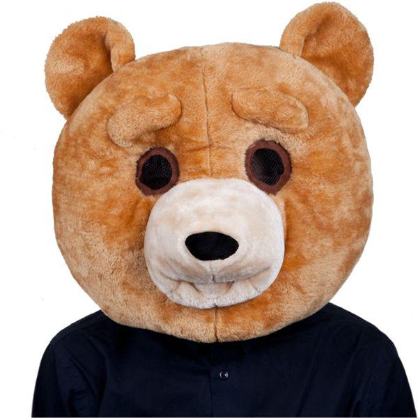 Wicked Costumes Plush Animal Full Head Masks Adult Unisex Fancy Dress Accessory