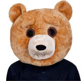 Wicked Costumes Plush Animal Full Head Masks Adult Unisex Fancy Dress Accessory
