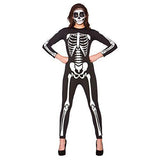 Wicked Costumes Skeleton Jumpsuit Adult Unisex Fancy Dress Costume