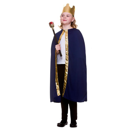 Wicked Costumes Wise Man Robe & Crown Child Christmas Nativity Fancy Dress