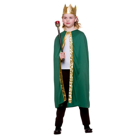 Wicked Costumes Wise Man Robe & Crown Child Christmas Nativity Fancy Dress