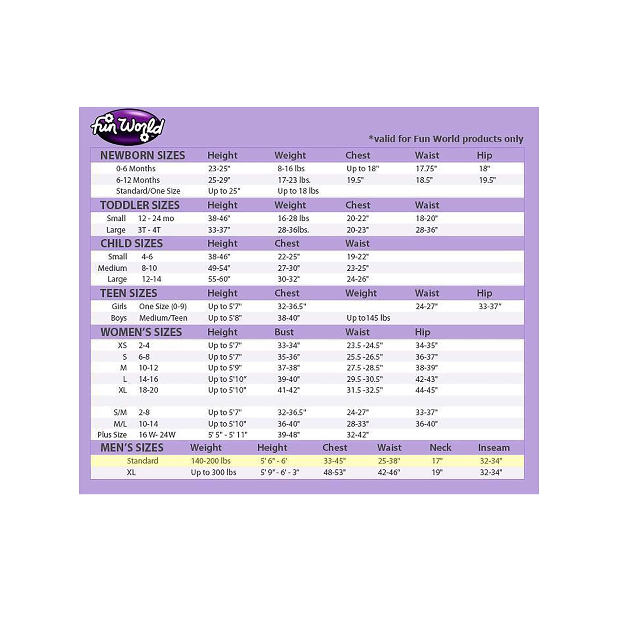 Size Guide