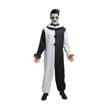 Wicked Costumes - Black & White Clown Costume with Mask - Mens