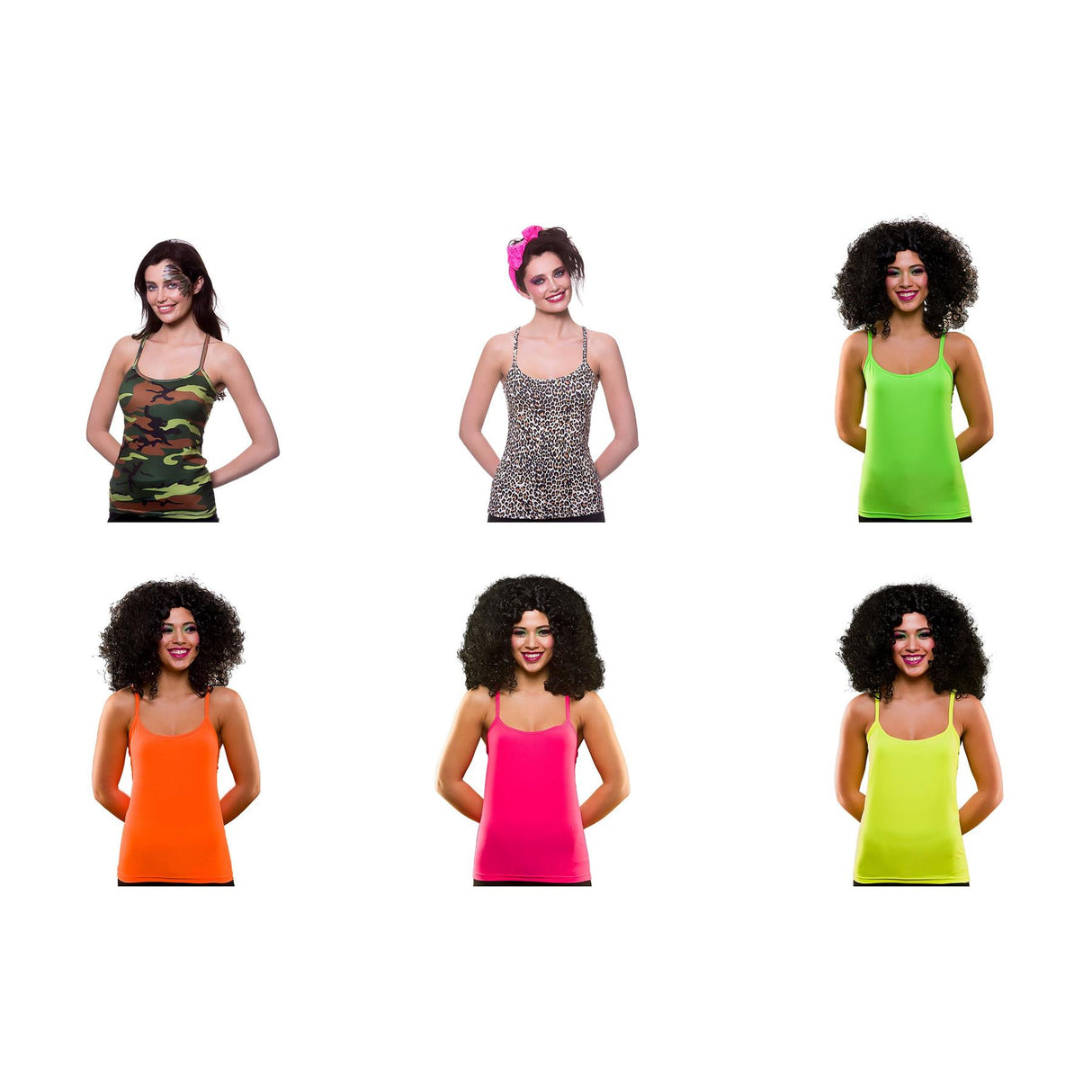 80s Neon Vest Top - Women