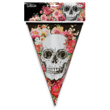 Boland - 6m Day of the Dead Triangular Bunting - Fancy Dress Central
