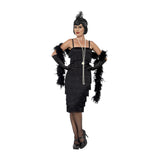 Black Flapper Costume - Women
