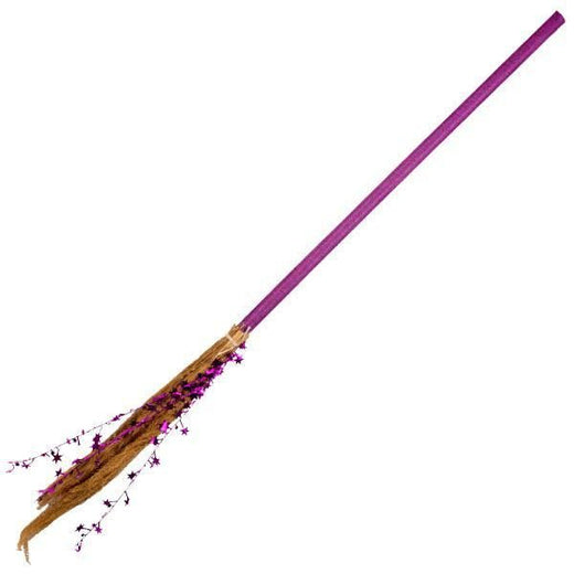 Boland - Purple Witch Broom - Child - Fancy Dress Central