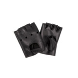 Faux Leather Biker Gloves - Adult