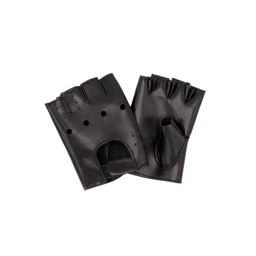 Wicked Costumes Ltd - Faux Leather Biker Gloves - Adult - Fancy Dress Central