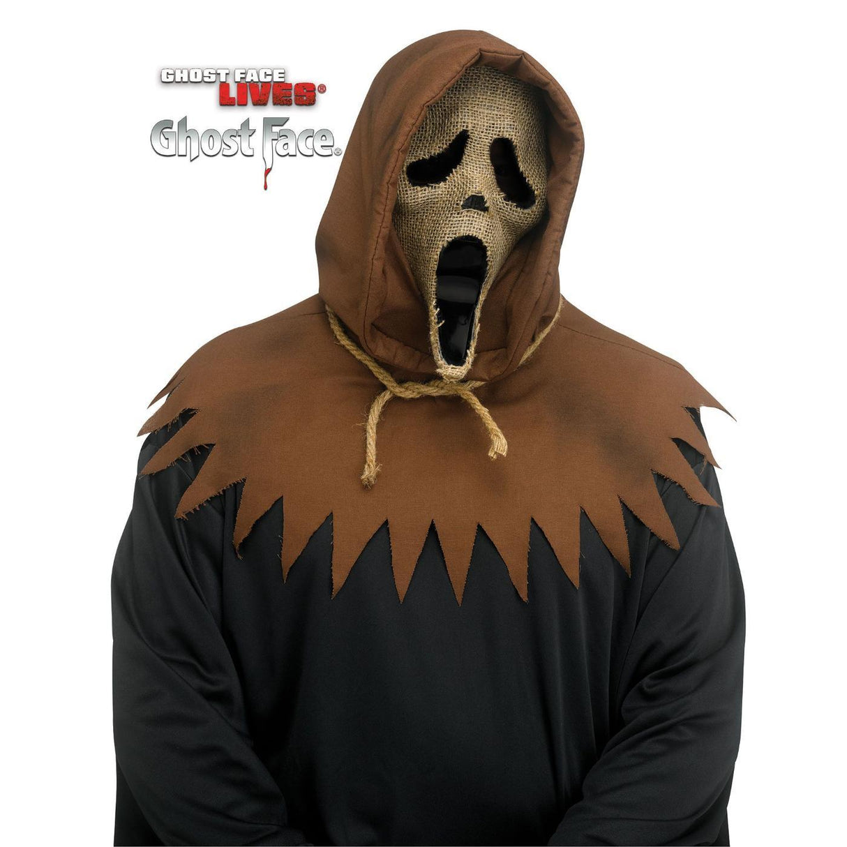 Ghost Face Scarecrow Mask - Adult