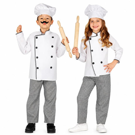 Fiestas Guirca - French Chef Costume - Child - Fancy Dress Central
