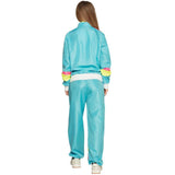 Retro Babe Shell Suit Costume (Neon Blue) - Women