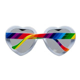 Boland - Rainbow Heart Party Glasses - Adult - Fancy Dress Central