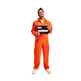 Orange Convict Costume - Men