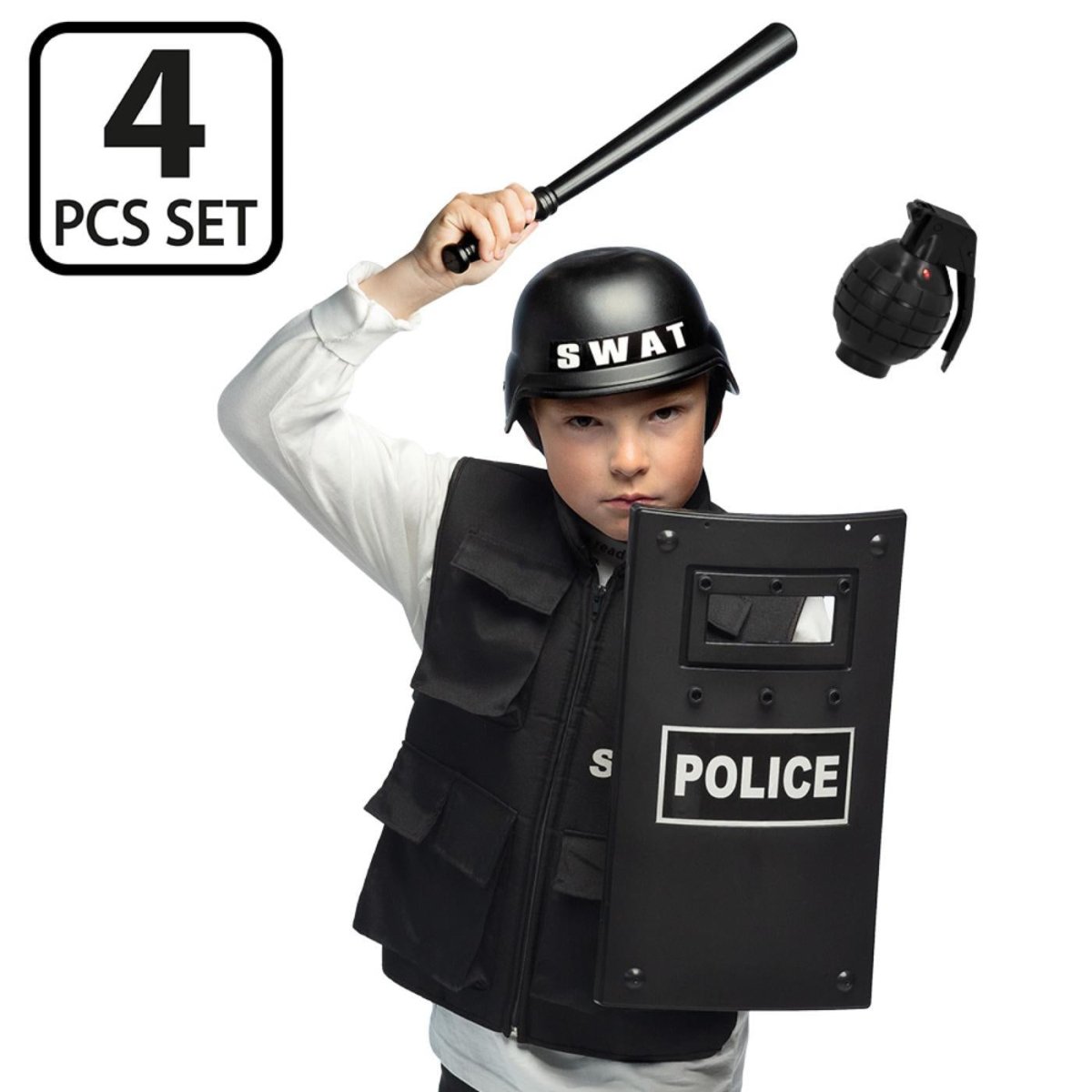 Boland - SWAT Police Accessory Set - Child - Fancy Dress Central