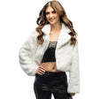 Boland - Fluffy Rave Jacket (White) - Women - Fancy Dress Central