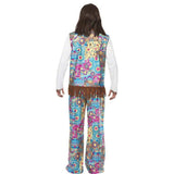 Smiffys - Smiffys - Groovy Hippie Costume - Men - Fancy Dress Central