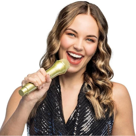 Boland - Gold Microphone - Fancy Dress Central