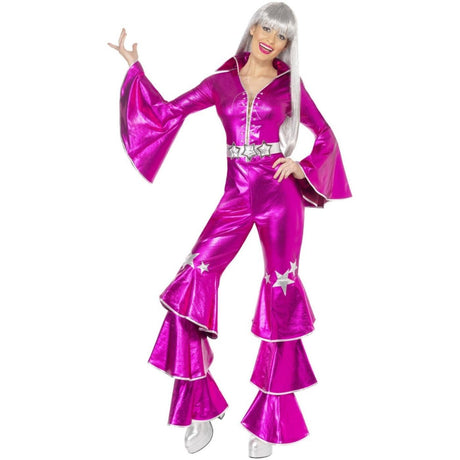 Smiffys - 1970s Dancing Dream Costume - Women - Fancy Dress Central