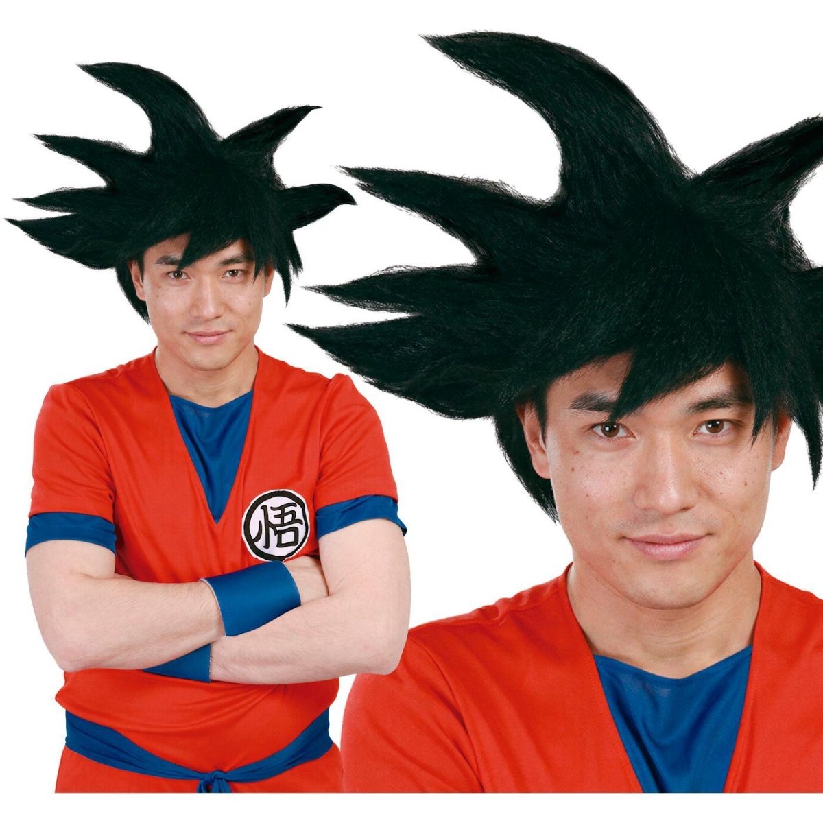 Fiestas Guirca - Martial Arts Hero Wig - Men - Fancy Dress Central