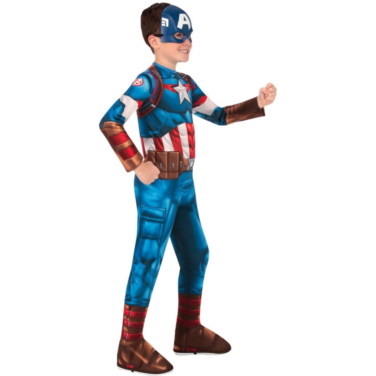 Rubies - Captain America Avengers Costume - Boys - Fancy Dress Central