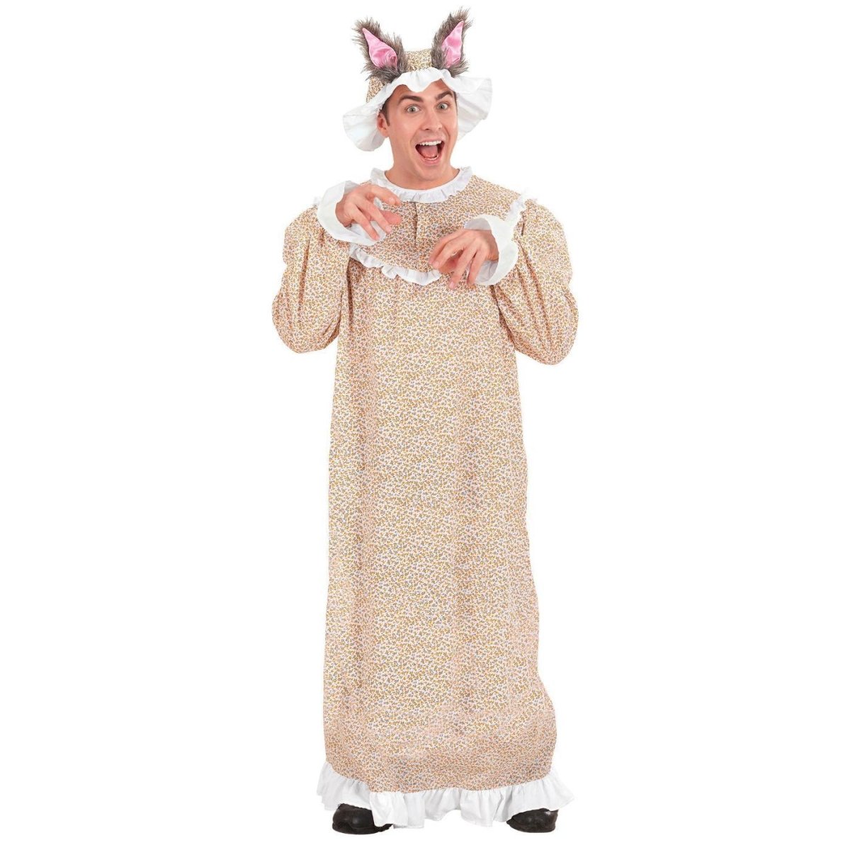 Widmann - Grandma Wolf Costume - Men - Fancy Dress Central