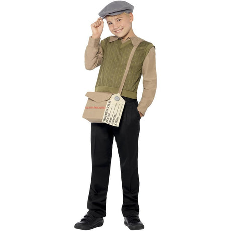 Smiffys - Evacuee Kit - Boys - Fancy Dress Central