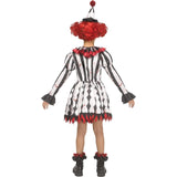 Harlequin Ghost Face Costume - Girls