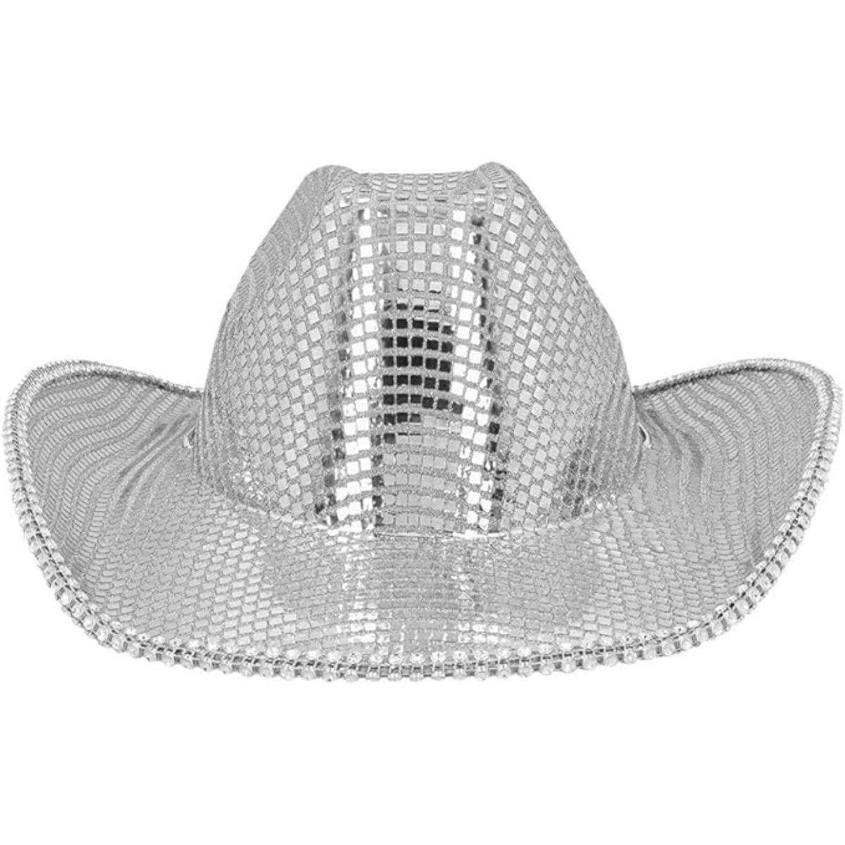 Boland - Bliss Cowboy Hat (Silver) - Adult - Fancy Dress Central