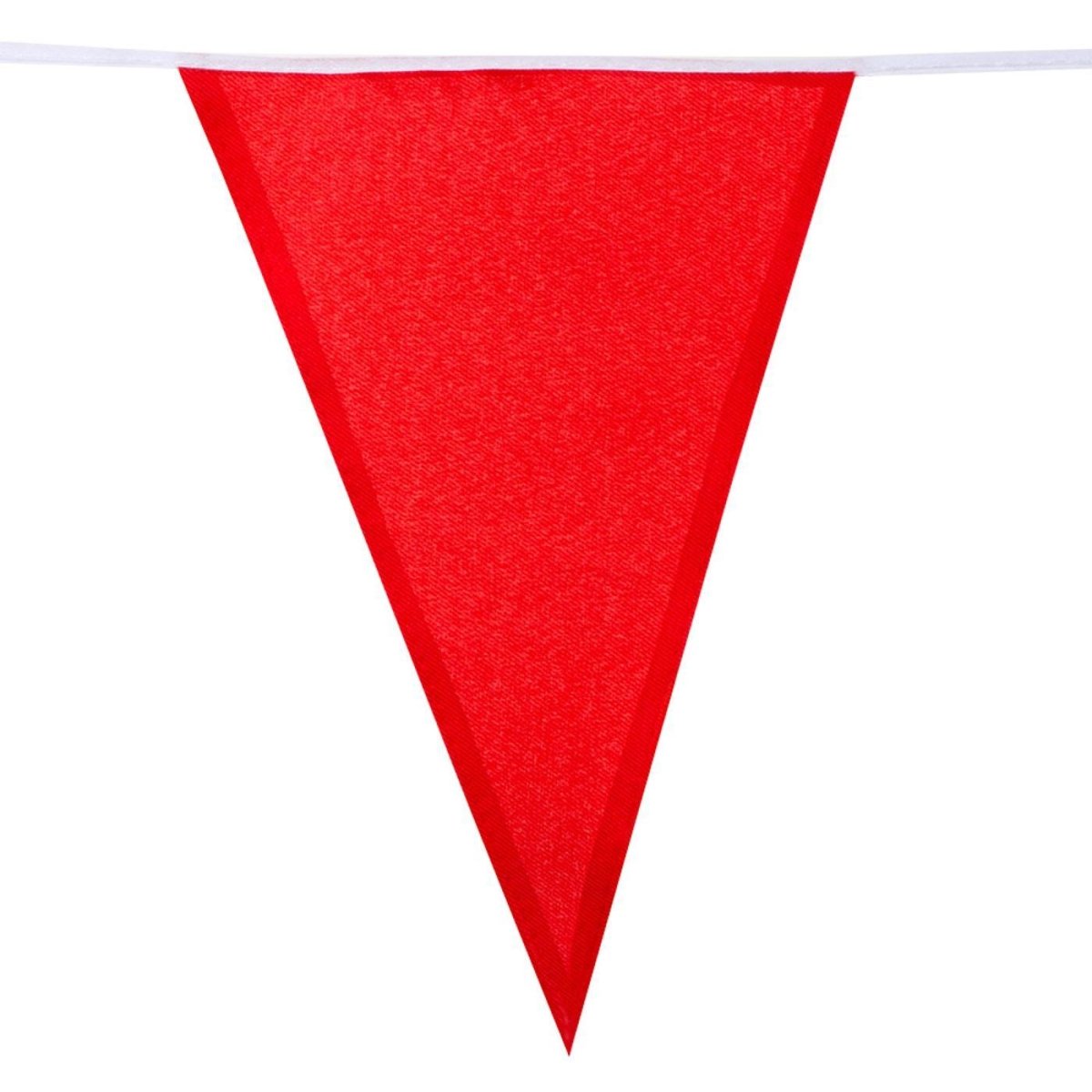 Boland - 10m Tri - Colour Fabric Triangular Bunting - Fancy Dress Central