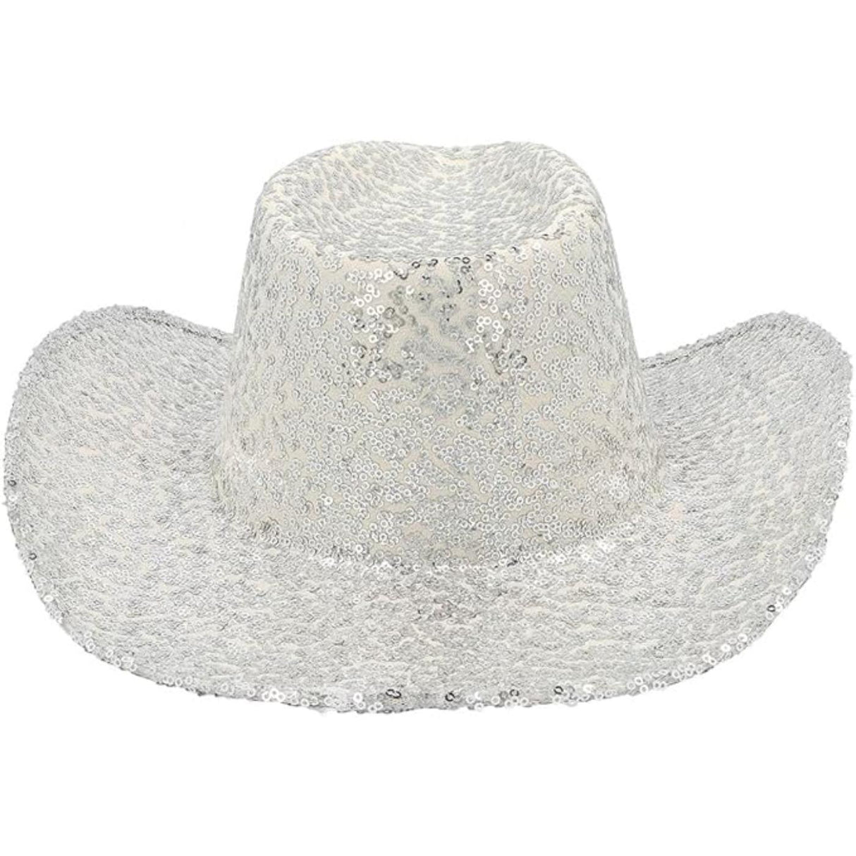 Rodeo Party Cowboy Hat (Silver) - Adult