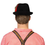 Boland - Alpine Oktoberfest Hat (Black) - Adult - Fancy Dress Central