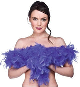 Wicked Costumes Ltd - Feather Boa 1.7m (Royal Blue) - Adult - Fancy Dress Central