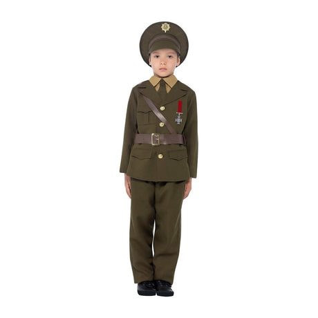 Smiffys - Army Officer Costume - Boys - Fancy Dress Central