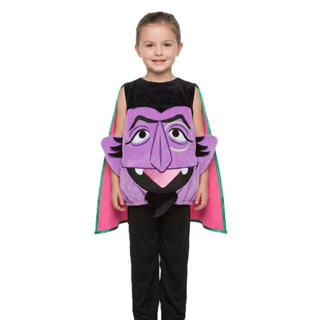 Blues Group - Sesame Street The Count Costume - Child - Fancy Dress Central