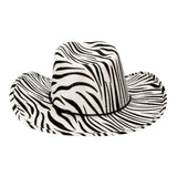 Boland - Wild Zebra Cowboy Hat - Adult - Fancy Dress Central