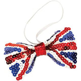 Rubies Masquerade Co. (UK) Ltd - Union Jack Sequin Bow Tie - Adult - Fancy Dress Central