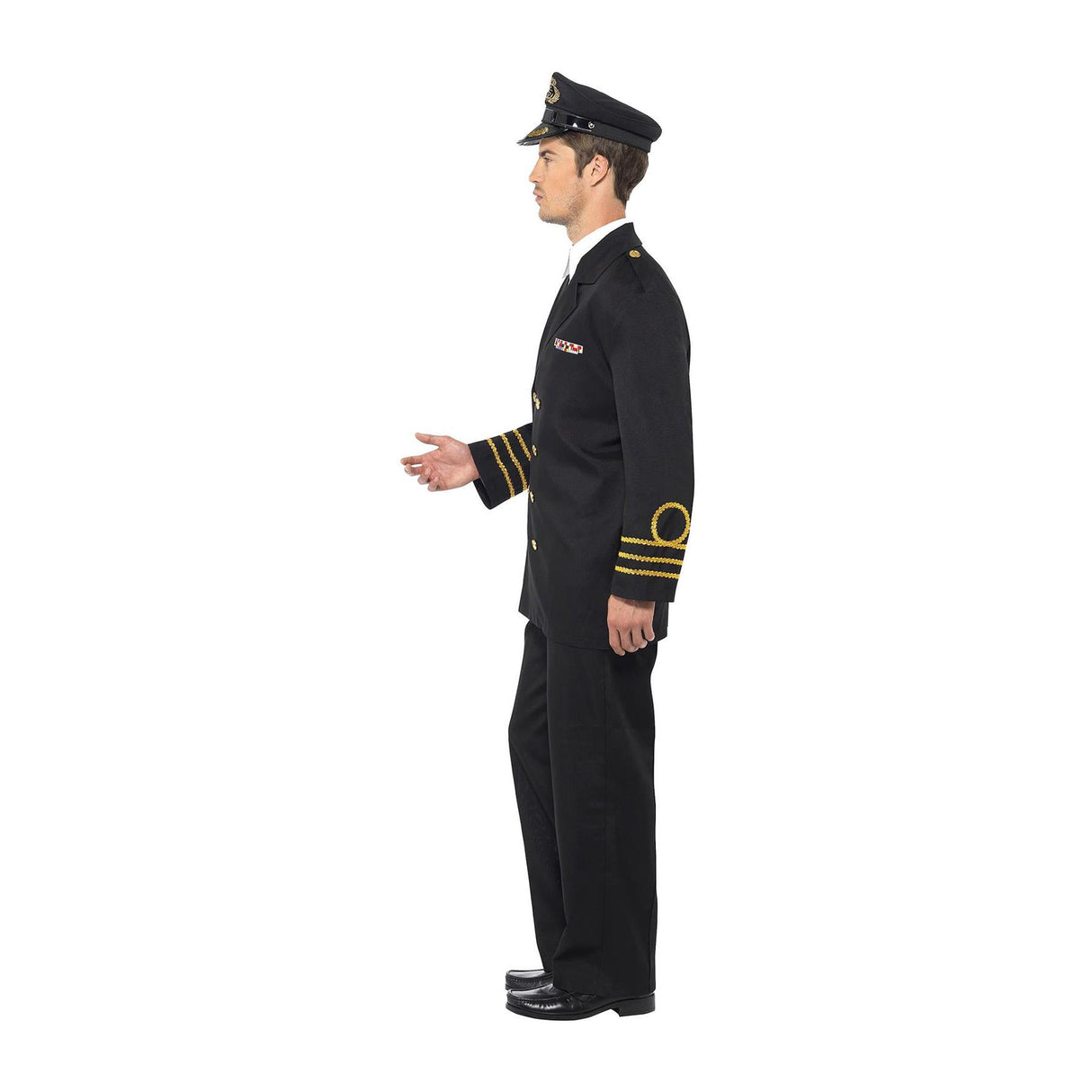 Black Navy Officer Costume - Men