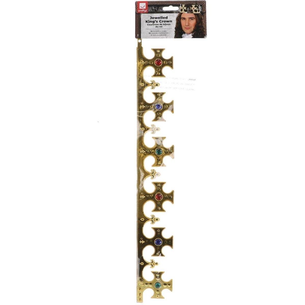 Smiffys - Jewelled Kings Crown - Adult - Fancy Dress Central